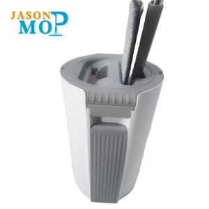 Μικροίνα υγρή και στεγνή 360 πλύνε επίπεδη σφουγγαρίστρα για τον καθαρισμό πατώματος μαγική σφουγγαρίστρα